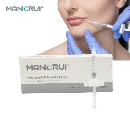 Derm 3ml Lip Filler, Exaggerated lip plumping effect.., for Frown Line and Marionette Line, Sad Smile and other Moderate depth wrinkles.（Certified by CE and FDA.）