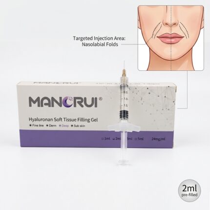 Deep 2ml for Deep wrinkles and lines, Nasolabial folds, Marionette lines, Forehead wrinkles, Chin contour, Nose shape（Certified by CE and FDA.）
